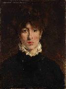Alfred Stevens A portrait of Sarah Bernhardt painting